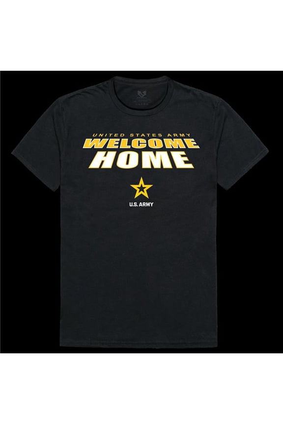 S34-ARM-BLK-04 US Army Welcome Home T-Shirt - Black - Extra Large