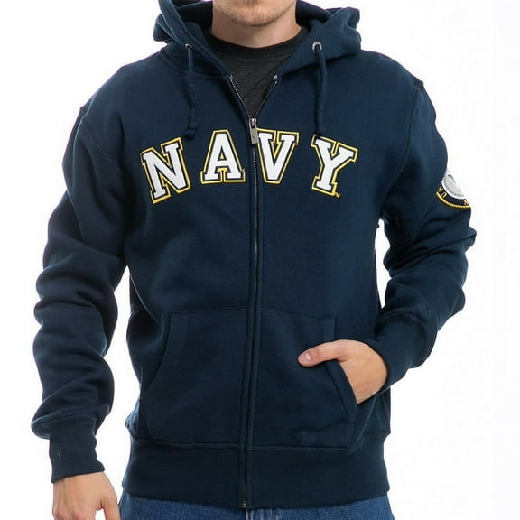 Rapid Dominance S43 - Full Zip Fleece Military Hoodies-US Navy Navy-S