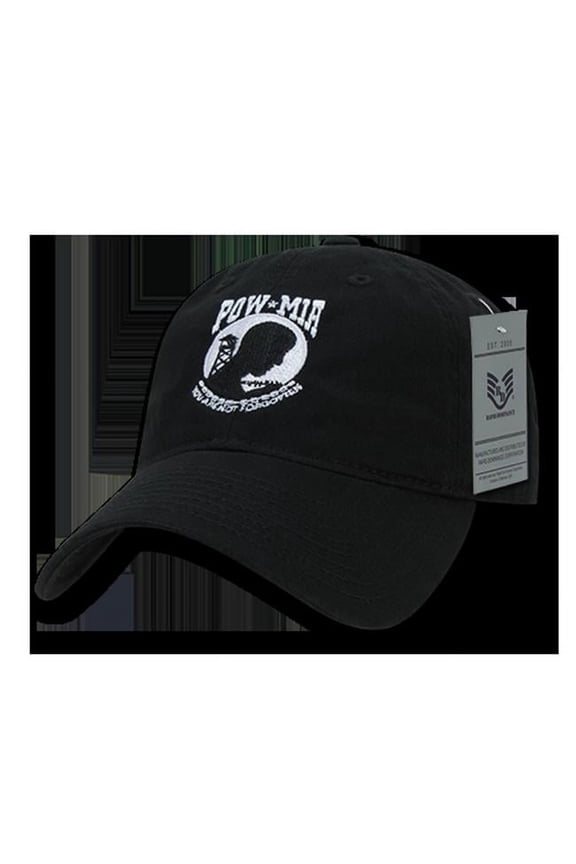 Rapid Dominance S78-POW-BLK Relaxed Cotton Caps Powmia, Black
