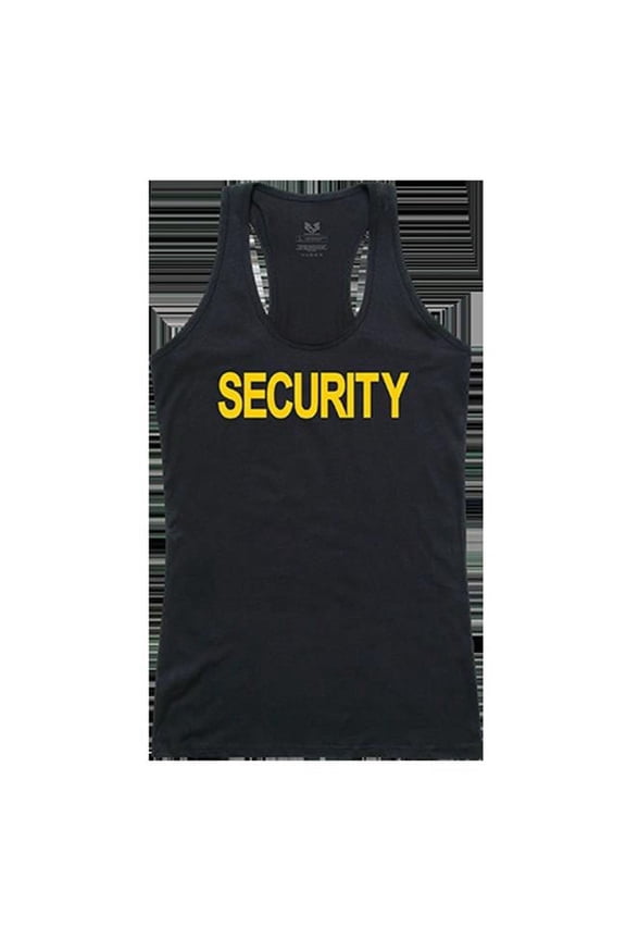 Security 2 Graphic Tank Top, Black - Medium