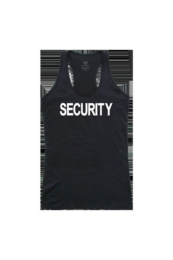 Security Graphic Tank Top, Black - 2XL