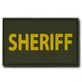 thumbnail image 1 of Rapid Dominance Sheriff Text Rubber H&L-Back Patch [Olive Green - 3x2"], 1 of 1