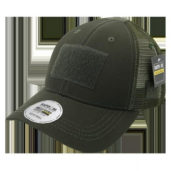 Rapid Dominance T111-OD Ripstop Tactical Trucker Cap, Olive Drab