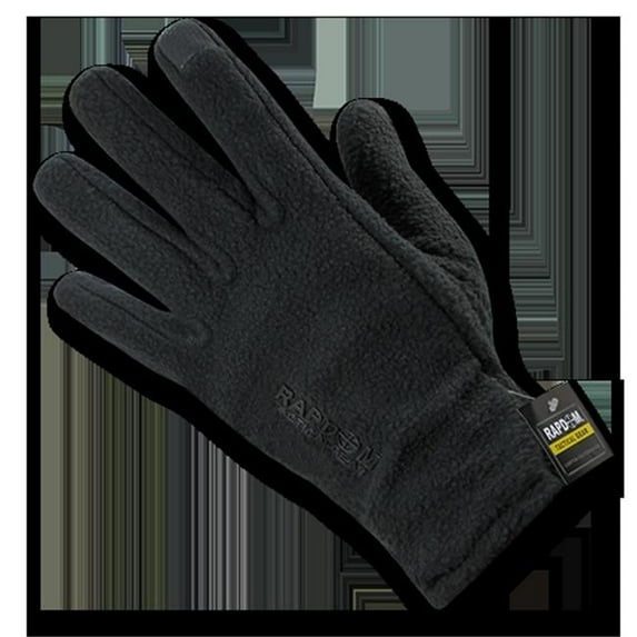 Rapid Dominance T46-PL-BLK-05 Polar Fleece Gloves, Black - 2X