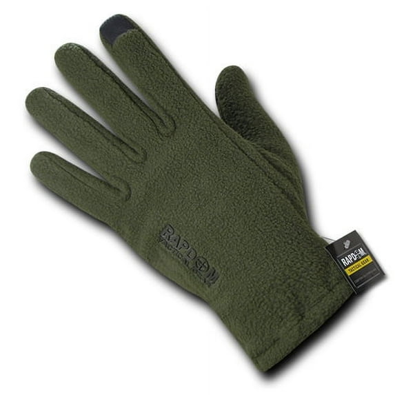 Rapid Dominance T46 Polar Fleece Gloves-Olive Drab-S