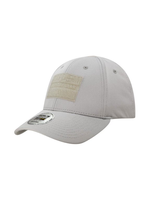 T70-RDT-GRY Embossed Patch Cap, RAPDOM, Grey