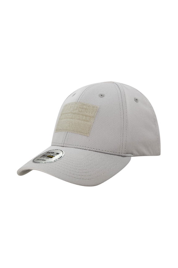 T70-RDT-GRY Embossed Patch Cap, RAPDOM, Grey
