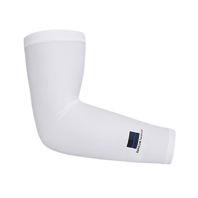 Rapid Dominance T92TBLWHT06 Compression Arm Sleeve, White TBL, SmallMedium