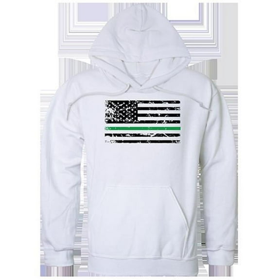 Rapid Dominance  TGL Flag Graphic Pullover Sweatshirt, White - 2XL