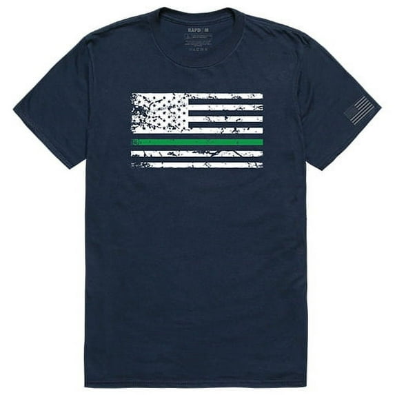 Rapid Dominance TS1-804-BGT-04 TGL Flag Tactical Graphic Tee Shirt, Navy - Extra Large