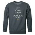 thumbnail image 1 of Rapid Dominance TS2-779-HCH-04 Conceal on Graphic Crewneck Sweatshirt, Heather Charcoal - Extra Large, 1 of 1
