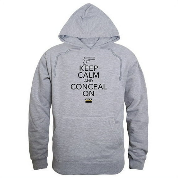 Rapid Dominance TS4-779-HGY-01 Conceal on Graphic Pullover Hoodie, Heather Grey - Small