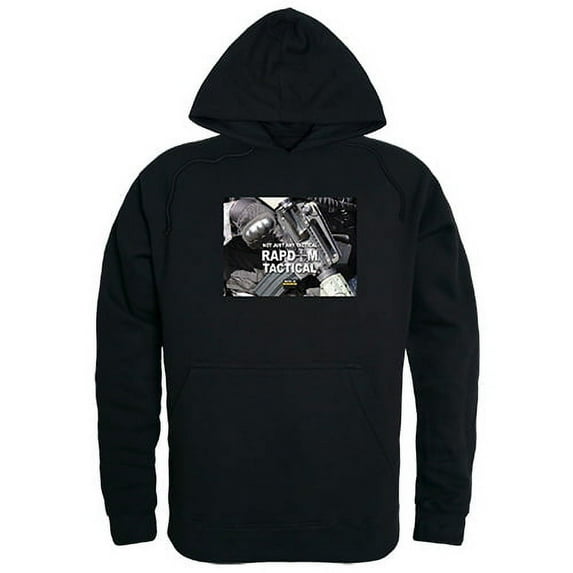 Rapid Dominance TS4-782-BLK-05 Rapdom2 Graphic Pullover Hoodie, Black - 2X