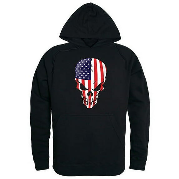 Rapid Dominance TS4 - Graphic Pullover-Skull Flag-Black-S