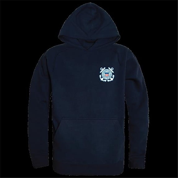 Graphic Pullover, USCG Emblem, Navy, M