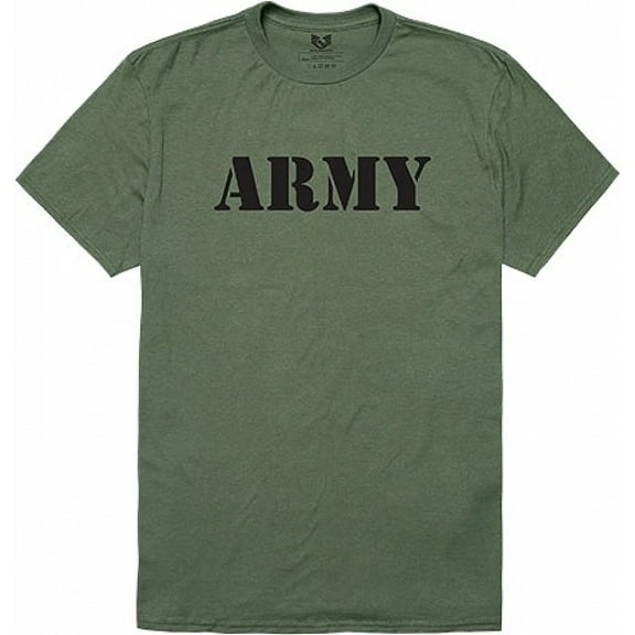 Rapid Dominance  US Army Relaxed Graphic T-Shirt - Olive - Large