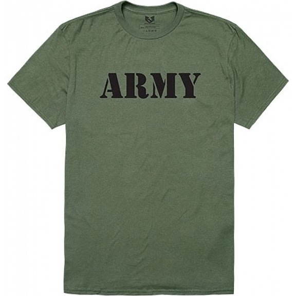 Rapid Dominance  US Army Relaxed Graphic T-Shirt - Olive - Medium
