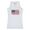 thumbnail image 1 of Rapid Dominance  US Flag 2 Women Graphic Tank Top, White - 2XL, 1 of 1