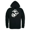 thumbnail image 1 of Rapid Dominance US Marines Globe & Anchor Logo Mens Pullover Hoodie [Black - S], 1 of 1