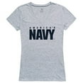 thumbnail image 1 of Rapid Dominance  US Navy Graphic V-Neck T-Shirt, Heather Gray - 2XL, 1 of 1