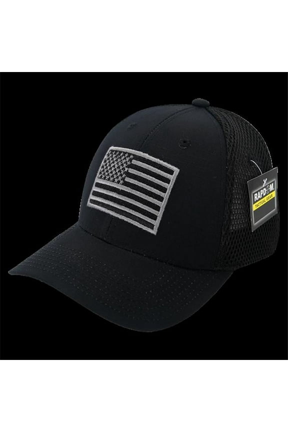Rapid Dominance USA Graphic Ripstop AirMesh Cap, Black - One Size
