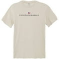 thumbnail image 1 of Rapid Dominance  USA Relaxed Graphic Tee Shirt, Sand - Extra Large, 1 of 1