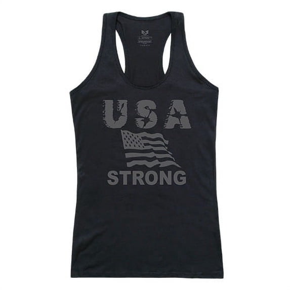 Rapid Dominance USA Strong 2 Graphic Tank Top, Black - Extra Large