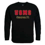 Rapid Dominance USMC Semper Fi Graphic Mens Crewneck Sweatshirt [Black - S]