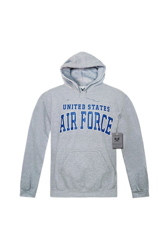 United States Air Force Mens Pullover Hoodie [Heather Grey - L]