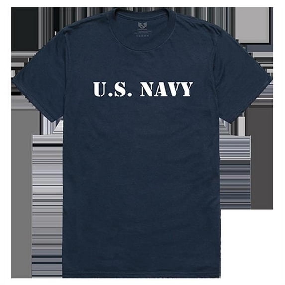 Rapid Dominance United States Navy 2 Relaxed Graphic T-Shirt, Navy - Large