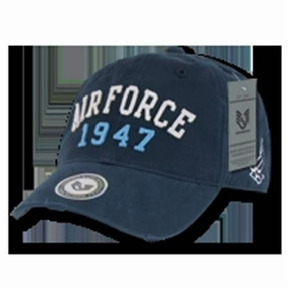 Rapid Dominance Vintage Athletic Caps- Air Force- Navy