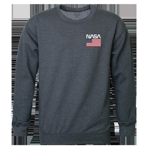 Rapid Dominance Worm 1 Graphic Crewneck Sweatshirt, Heather Charcoal - Small