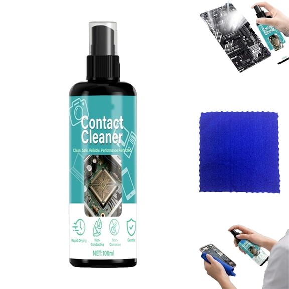Rapid-Drying PCB & Motherboard Cleaner, 100ml Mainboard Cleaning Solution, Fast-Drying Pcb and Motherboard Cleaner for Laptop TV Keyboard Car (1PC)