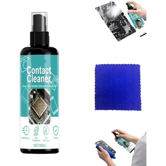 Rapid-Drying PCB & Motherboard Cleaner, 100ml Mainboard Cleaning Solution, Fast-Drying Pcb and Motherboard Cleaner for Laptop TV Keyboard Car(1Pc)