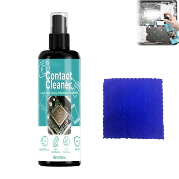 Rapid-Drying Pcb & Motherboard Cleaner, 100ml Mainboard Cleaning Solution, Electronic Contact Cleaner Spray, Fast Drying Precision Electronics Cleaning