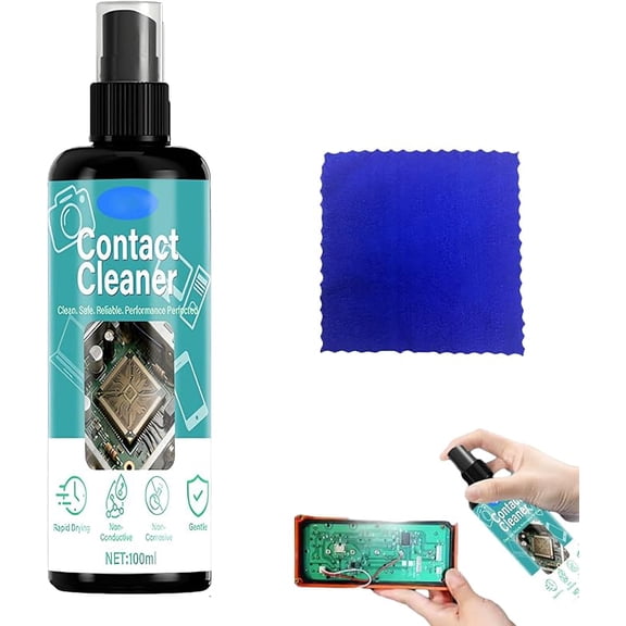 Rapid-Drying Pcb & Motherboard Cleaner, Fast-Drying Pcb and Motherboard Cleaner, 100ml Mainboard Cleaning Solution, Electronic Contact Cleaners Spray (1PC)