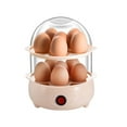thumbnail image 1 of Rapid Egg Cooker, 6/12/18-Egg Capacity Soft Medium Hard Boiled Electric Egg Boiler, Multifunctional Kitchen Gadgets, Egg Poacher for Vegetables Dumplings Buns, 1 of 7