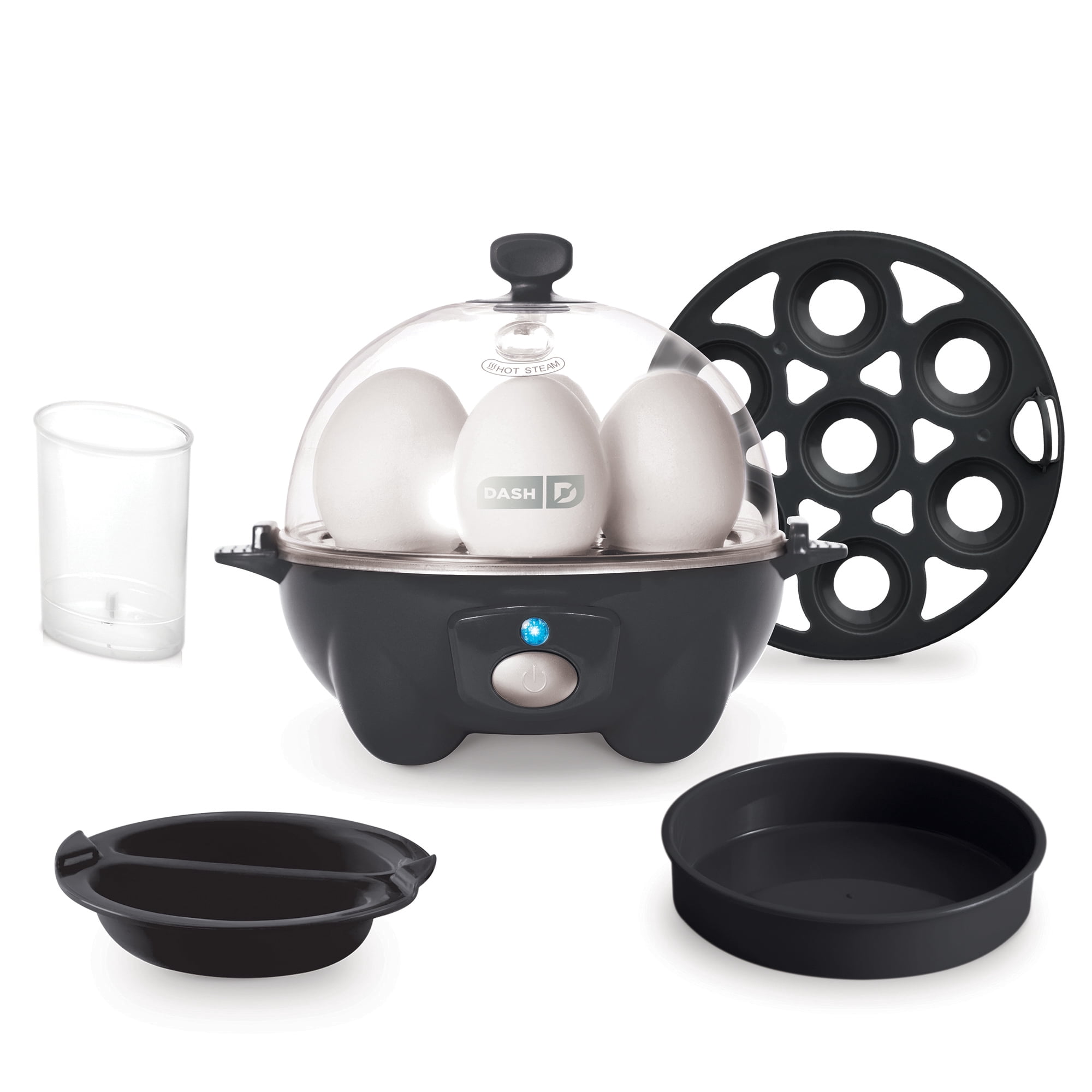 Dash, 3-in-1 Premium Rapid Egg Cooker, 7 Egg Capacity, Dishwasher