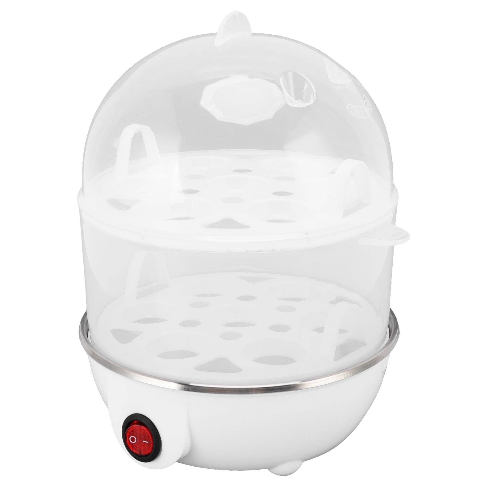 Rapid Egg Cooker, Double Cooker, Rapid Boiler, 2 Layers 14Pcs Eggs Capacity Automatic Shut Off