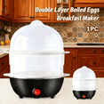 thumbnail image 1 of Rapid Egg Cooker Electric 14 Eggs Capacity,Soft,Medium,Hard Boiled,Poacher,Omelet Maker Egg Poacher With Auto Shut-Off, 1 of 11