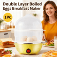 thumbnail image 1 of Rapid Egg Cooker Electric 14 Eggs Capacity,Soft,Medium,Hard Boiled,Poacher,Omelet Maker Egg Poacher With Auto Shut-Off, 1 of 11