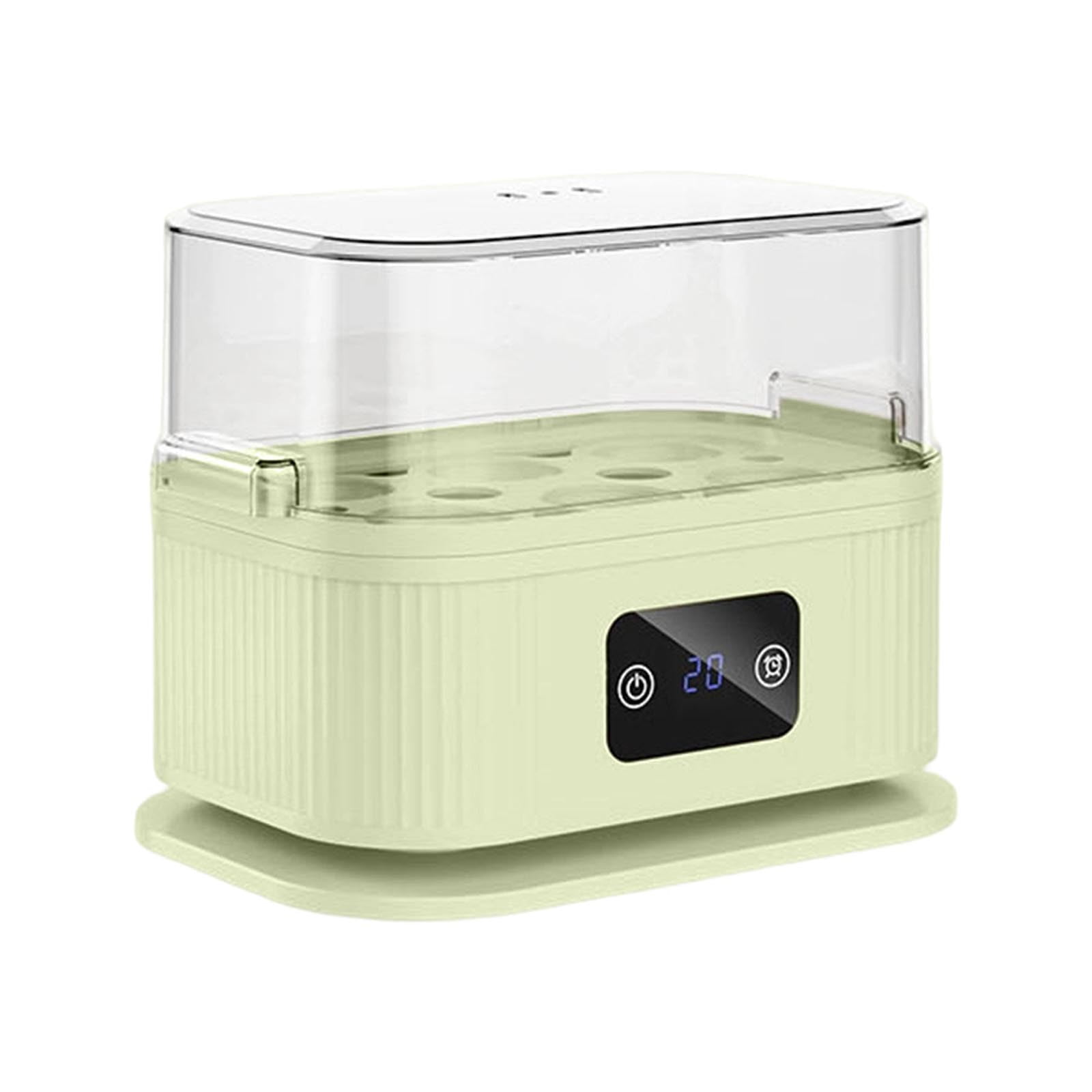 Rapid Egg Cooker Electric 6 Eggs Capacity, Soft, Medium, Hard Boiled, Poacher, Omelet Maker Egg Poacher With Auto Shut-Off, BPA Free,Green