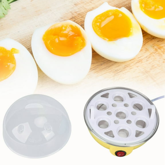 Rapid Egg Cooker, Stainless Steel, 7 Egg Capacity, Boil, Poach With Automatic <span Style="background:red"></span> Shut,Off