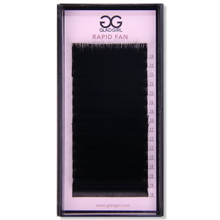 Rapid Fan Mixed Length Lashes - 16 Row