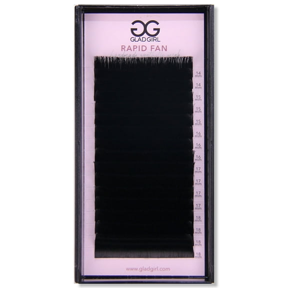 Rapid Fan Mixed Length Lashes - Mega Volume - 16 Row