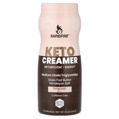 Rapid Fire Ketogenic Creamer with MCT Oil, 8.5 Oz, 20 Servings