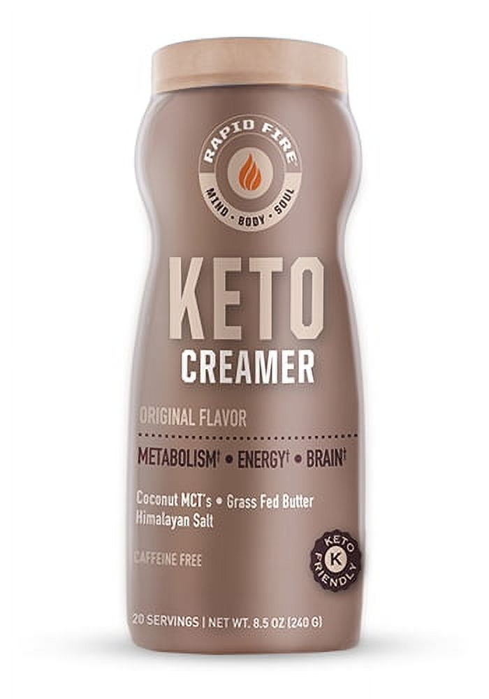 Rapid Fire Ketogenic Creamer with MCTs, Grass Fed Butter, Himalayan