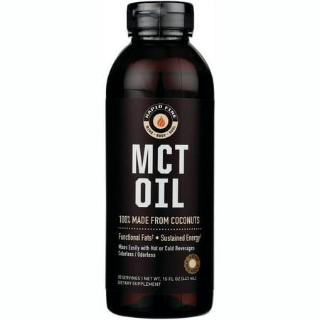 Rapid Fire MCT Oil Dietary Supplement, 15 Fl Oz, 30 Servings