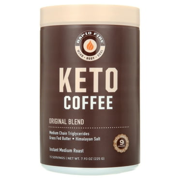 Rapid Fire Medium Roast Keto Coffee - Original Blend (7.93 oz)