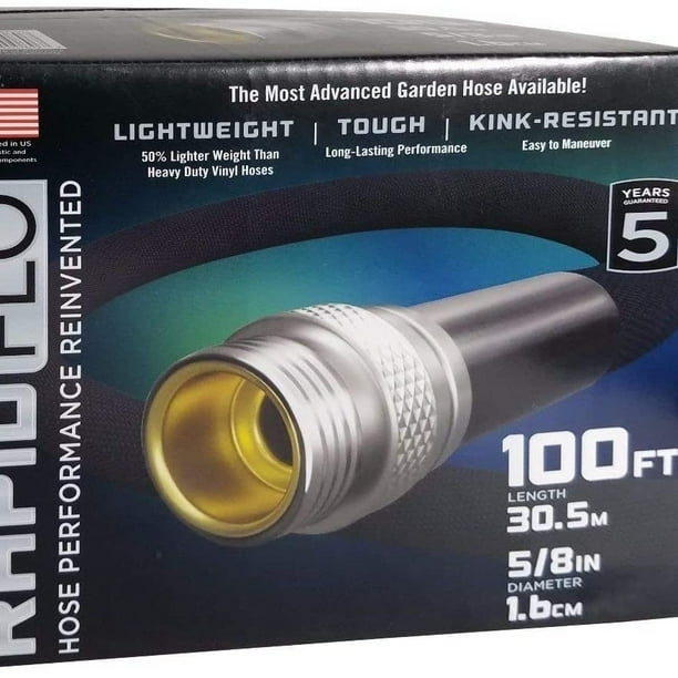 Rapid Flo 5 8 In X 100 Ft Compact Garden Hose